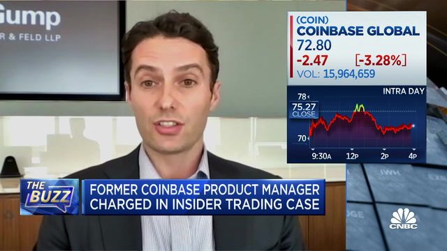 Coinbase manager charged with insider trading