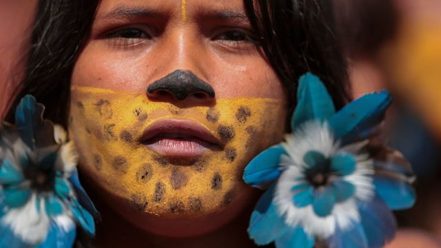 Indigenous tribes march for justice in Brasilia
