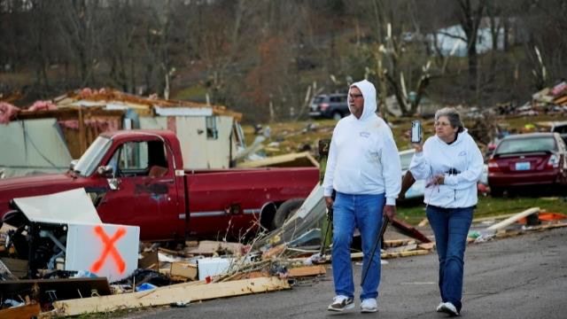 Dozens of deadly tornadoes strike Oklahoma