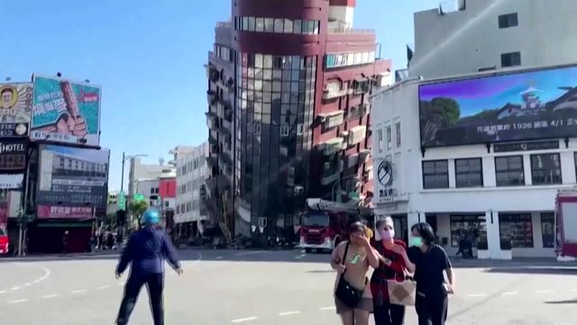 Search, rescue efforts underway after Taiwan quake