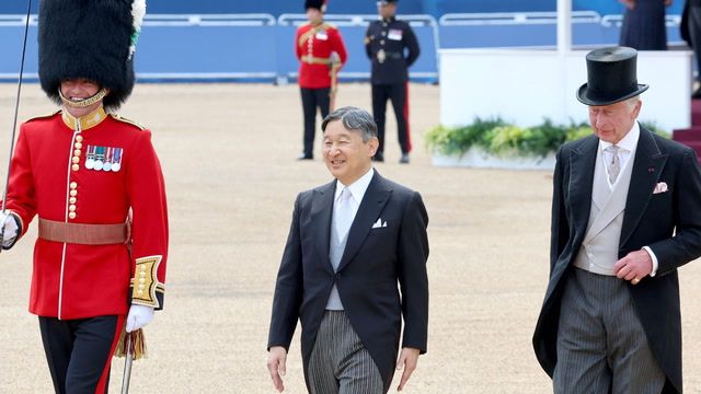 U.K.'s King Charles welcomes Japan's Emperor for state visit