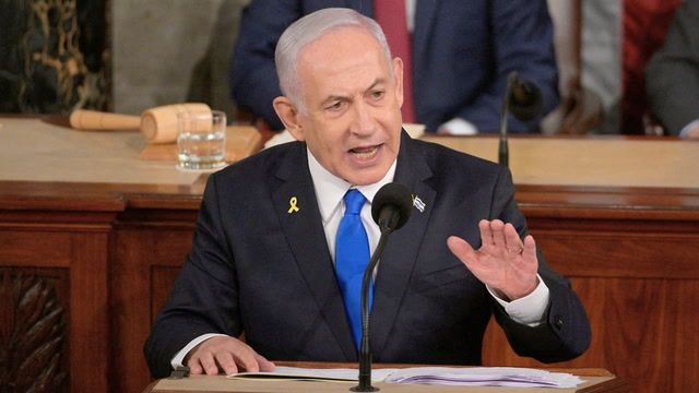 Netanyahu blasts Gaza war critics, Iran in fiery speech to U.S. Congress