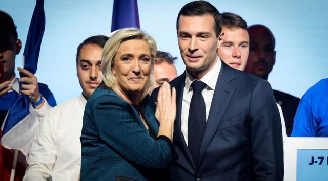 France's far right celebrates leading in first round of elections