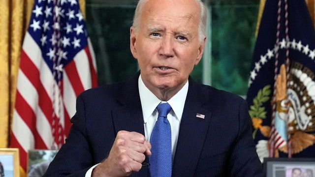 Biden says he bowed out to unite nation, backs Harris to beat Trump