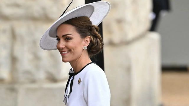 Kate Middleton all smiles as she returns to public duties