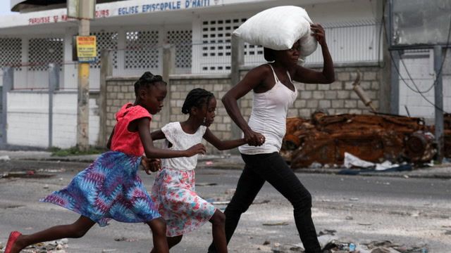 Hungry families in Haiti question when normality will return