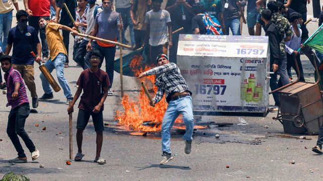 Bangladesh military moves in to quash violent protests in Dhaka
