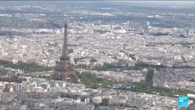 French air force rehearses Bastille Day parade above Paris