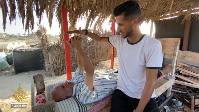 Physiotherapist offers services to Gaza's wounded