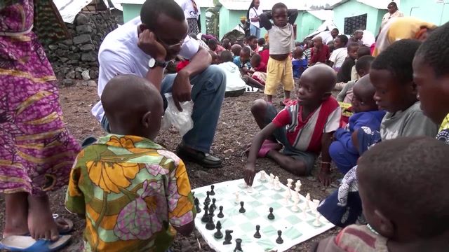 Congo chess club offers an escape from war