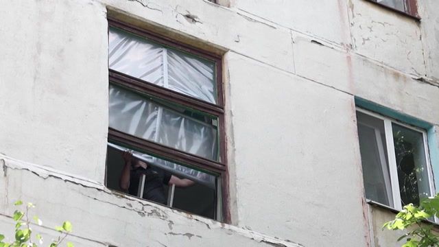 Non-profit fits Ukrainian homes with safer windows