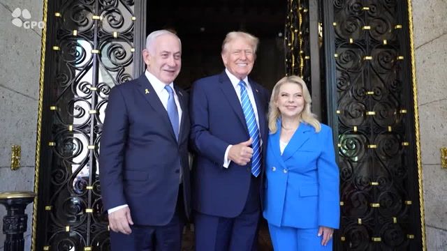 Netanyahu meets Trump, says working on cease-fire