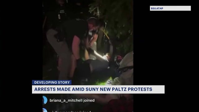 133 arrested during protest on SUNY New Paltz campus