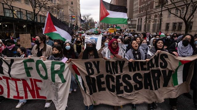 Pro-Palestinian protesters arrested at NYU as tensions flare