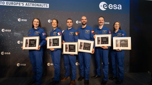 European Space Agency reveals five new astronauts
